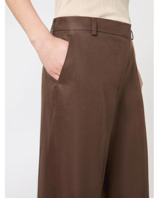 Weekend by Maxmara Brown Casual Pants With Belt Loops