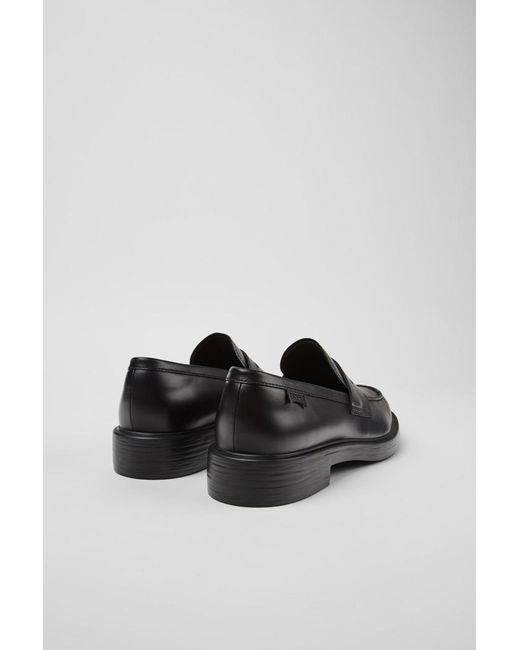 Camper Black Dean Round-Toe Loafers for men