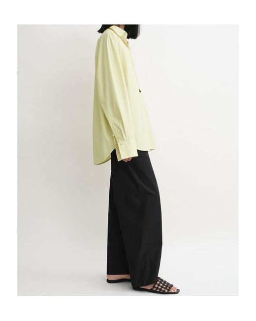 Totême Yellow Raglan-Sleeves Shirt