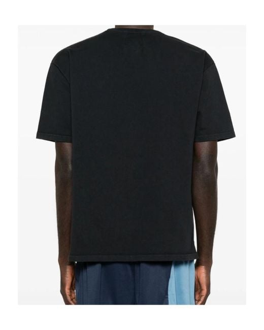 Rhude Black Ramatuelle Intl Racing T-Shirt for men