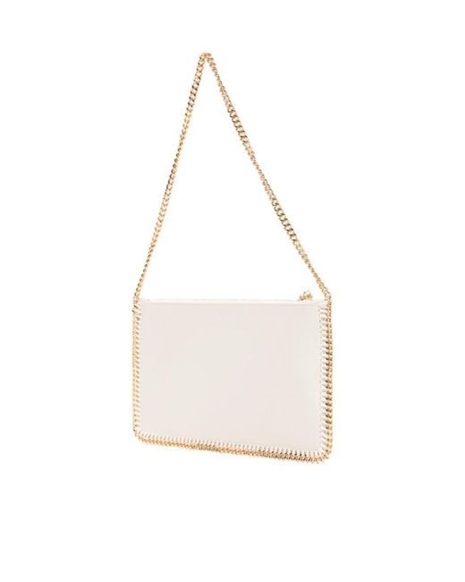 Stella McCartney White Embellished Clutch Bag