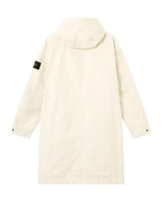 Stone Island Natural Membrana 3L Tc Hooded Parka for men
