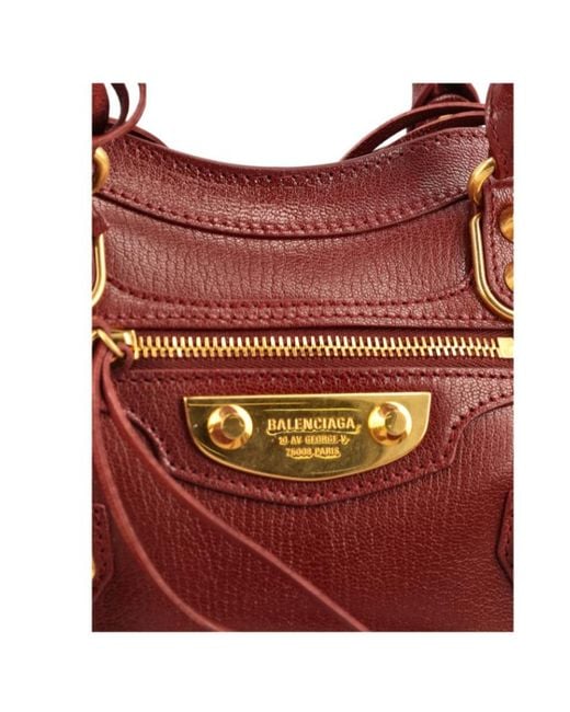 Balenciaga Red Le City Uptown Mini Bag