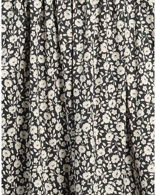 Tory Burch Black Floral Pleated Dress