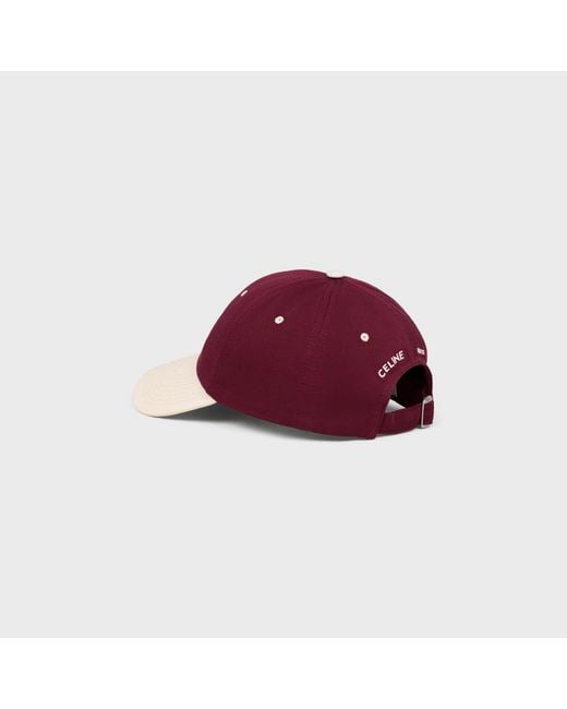 Céline Red Triomphe Richelieu Cap