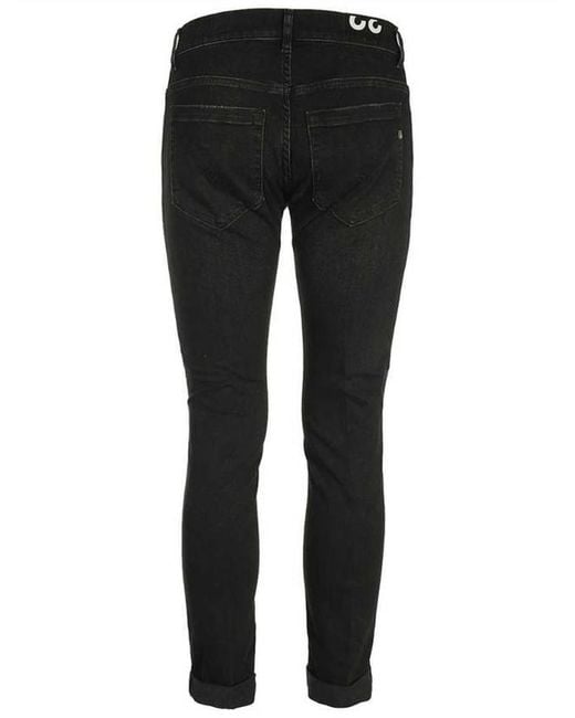 Dondup Black Jeans for men