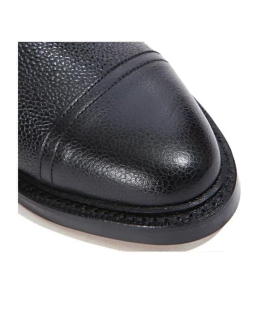 Thom Browne Black Lace-Up Casual Shoes for men