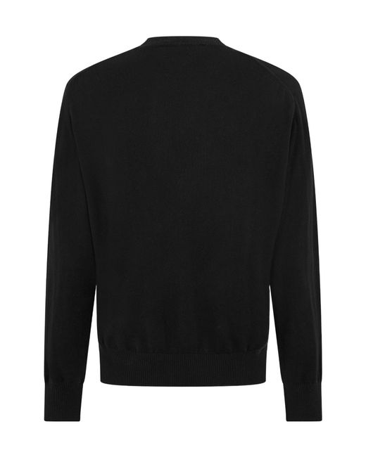 Vivienne Westwood Black Comfortable Round-Neck Sweater for men