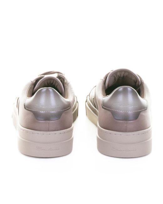 Santoni Pink Sneakers for men