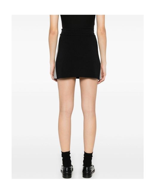 Autry Black Striped Detail Skirt