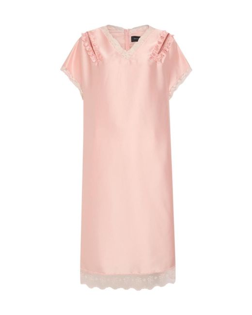 Simone Rocha Pink Lace Dress