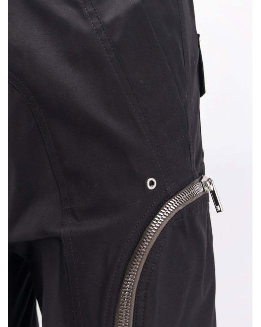 Rick Owens Black Bauhaus Cargo Pants for men