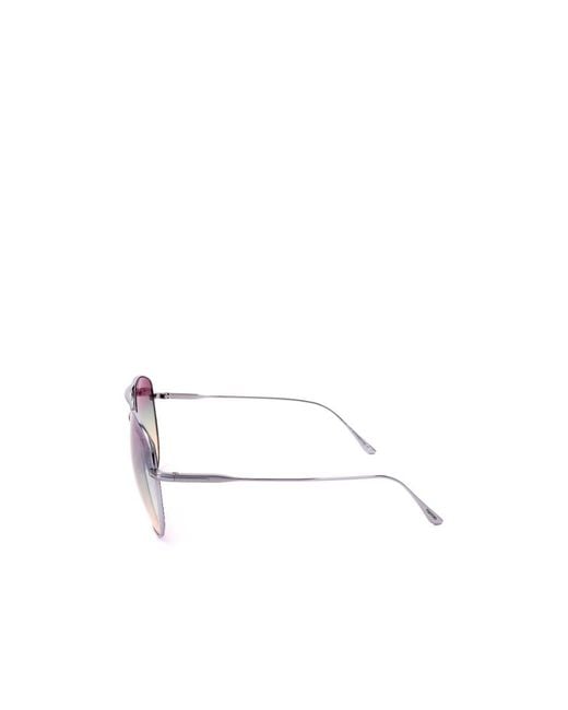 Tom Ford Purple Logo Sunglasses