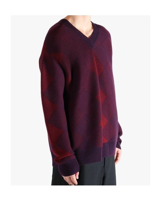 Dries Van Noten Red Mail Sweater for men