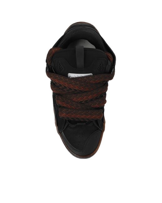 Lanvin Black Curb Low-Top Sneakers