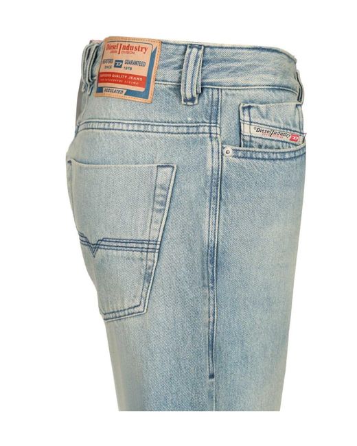 DIESEL Blue 1980-D-Eeper Straight-Leg Jeans for men