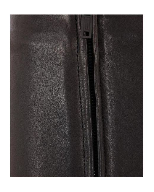 Ann Demeulemeester Black Panelled Skinny Pants