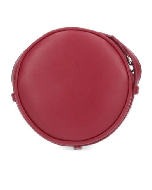 Courreges Pink Courrèges Reedition Circle Logo Detailed Crossbody Bag