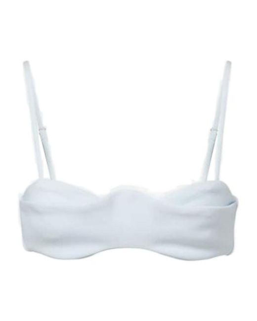 Leo White Bra Top