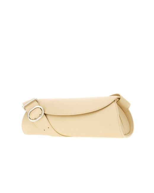 Jil Sander Natural Cannolo Piccola Handbag for men