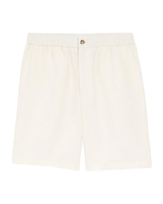 AMI White Ami Ami De Coeur Elasticated Waist Shorts for men