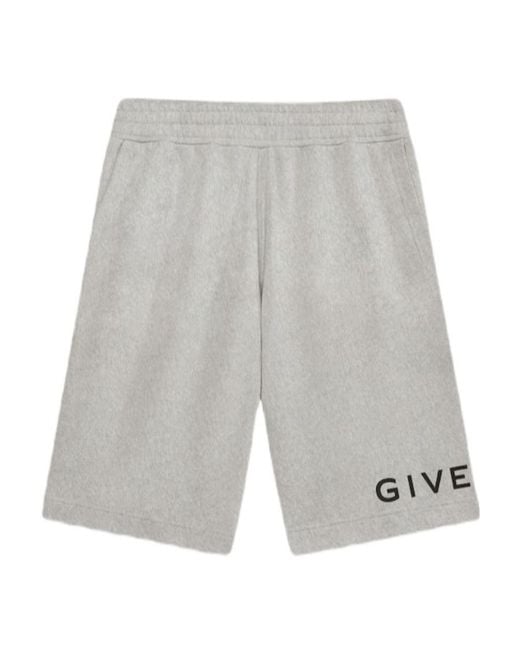 Givenchy Gray Archetype Bermuda Shorts for men
