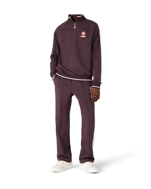 Casablanca Purple Tricot Track Pants for men