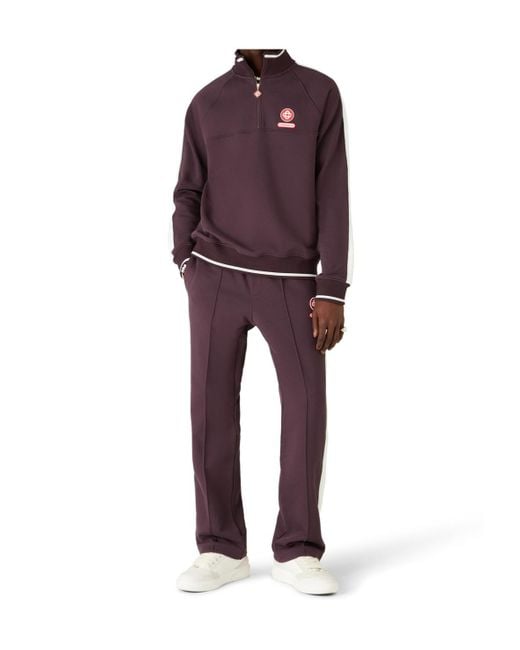 Casablanca Purple Tricot Track Pants for men