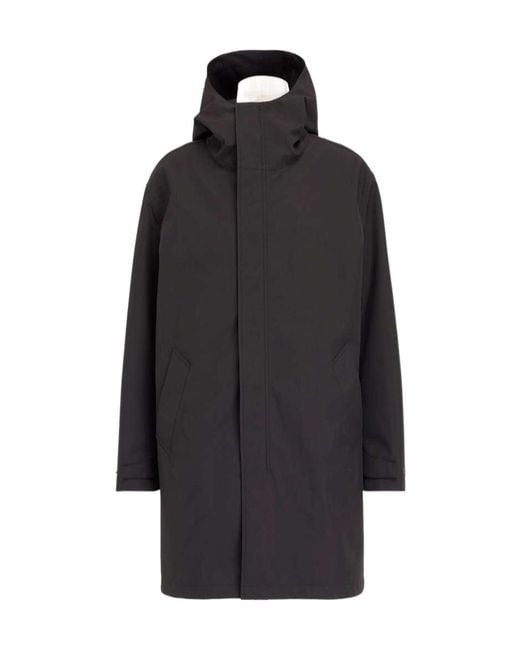Dior Black Christian Couture Hooded Parka for men