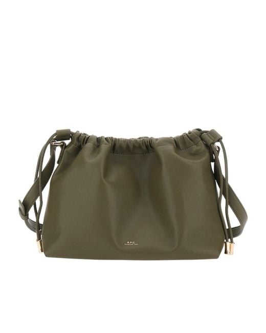 A.P.C. Sac Ninon Crossbody Bag With Logo Lettering On The Front And ...