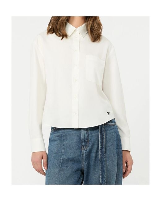 Weekend by Maxmara White Patch-Pocket Shirt