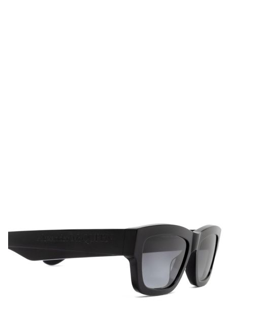 McQueen White Eyewear Rectangle Frame Sunglasses for men