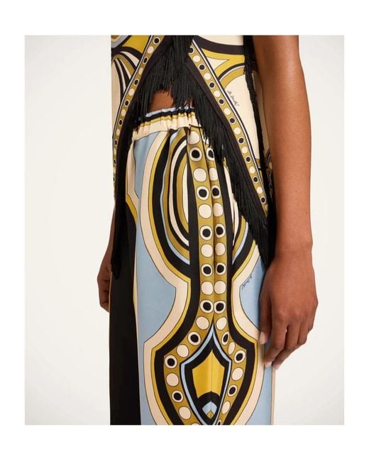 LaDoubleJ Green La Doublej Geometric Wide-Leg Pants