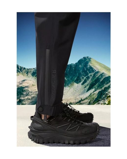 Moncler Blue Gore-Tex Trousers for men