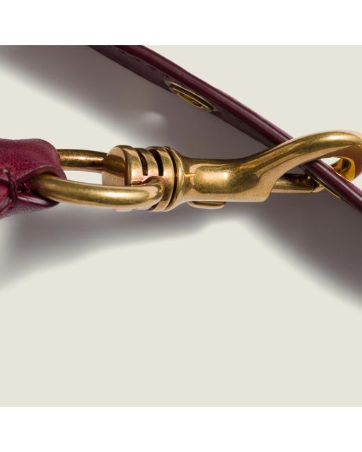 Miu Miu Purple Spirit Nappa Leather Bag