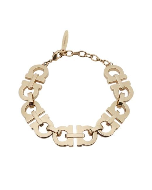 Ferragamo Metallic Embellished Bracelet