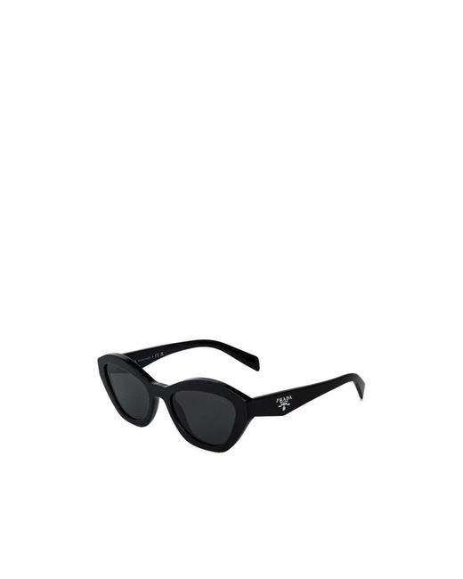 Prada White Cat-Eye Sunglasses