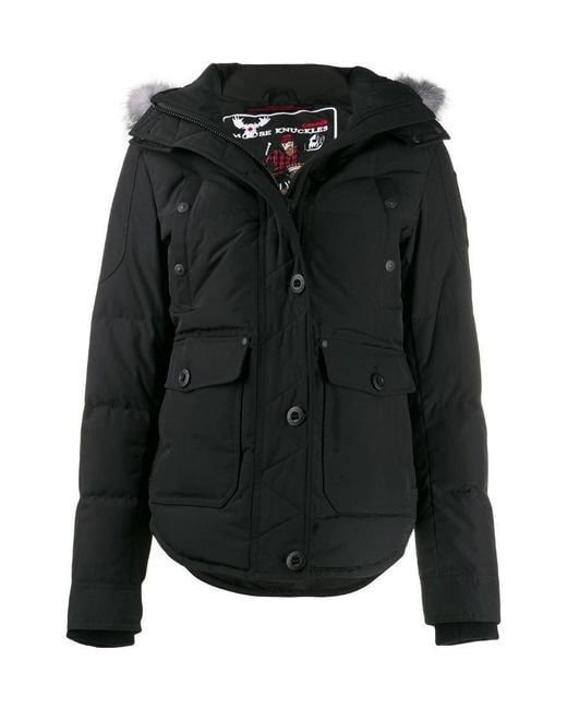 Moose Knuckles Black Anguille Jacket