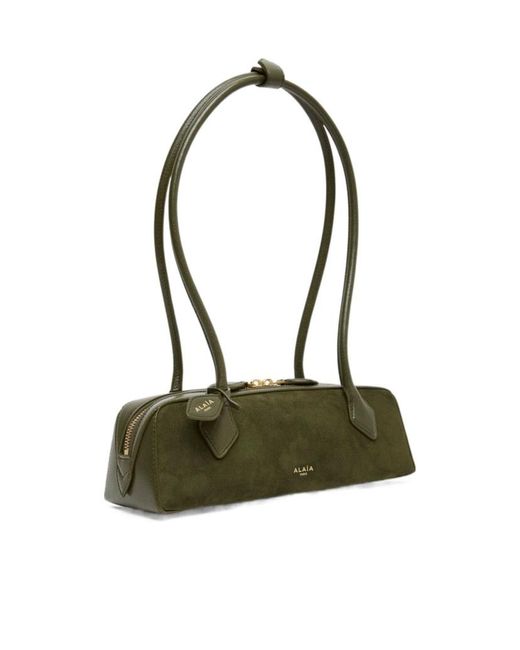 Alaïa Green Le Teckel Shoulder Bag