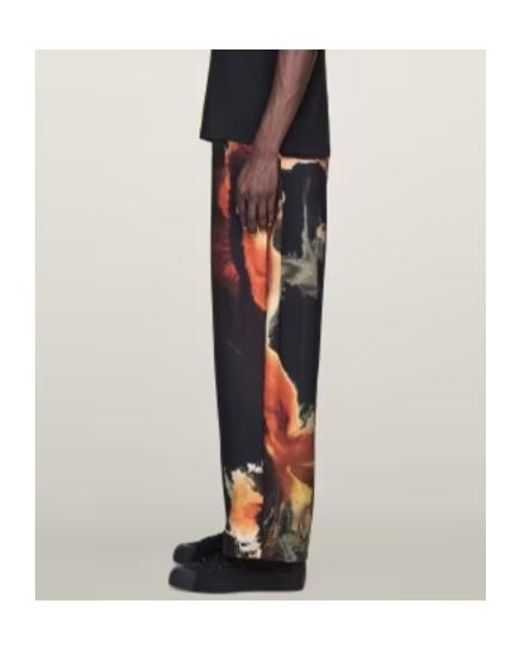 Y-3 Blue Aop Sport Uniform Track Pants for men