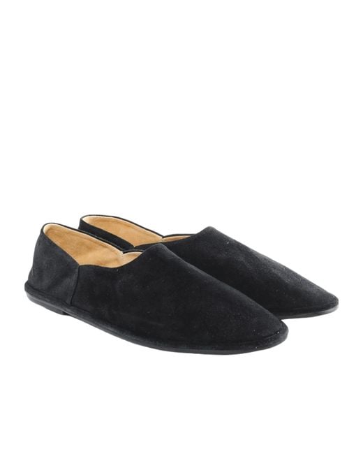 The Row Brown Suede Slippers for men
