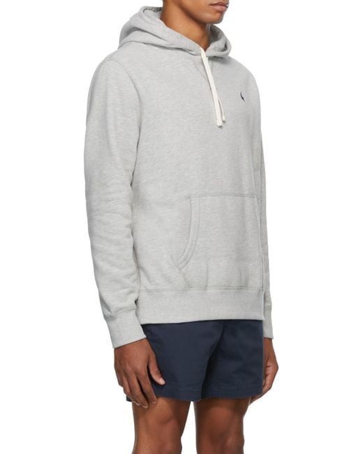 Polo Ralph Lauren White The Rl Fleece Hoodie for men
