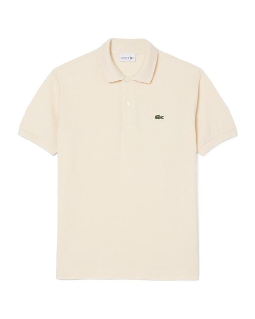Lacoste White Classic Fit L.12.12 Original Polo Shirt for men
