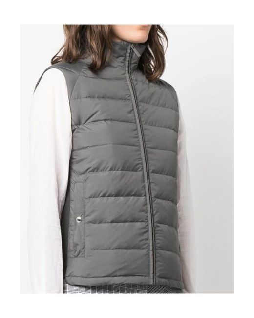 Thom Browne Gray 4-Bar Padded Gilet
