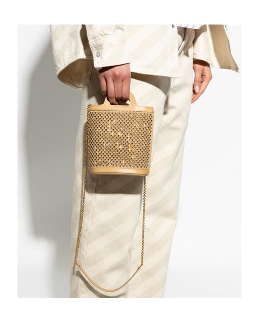 Marni Metallic Embellished Top Handle Bag