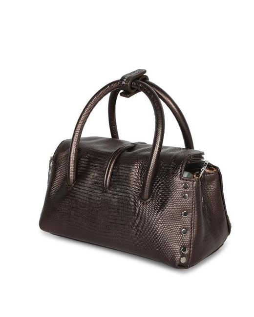 Zanellato Black Double-Handled Shoulder Bag