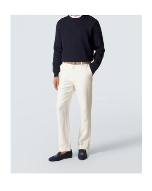 Ralph Lauren Blue Alonzo Embroidered Linen Loafers for men