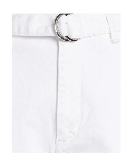 Rag & Bone White Plain Colour Wide-Leg Jeans