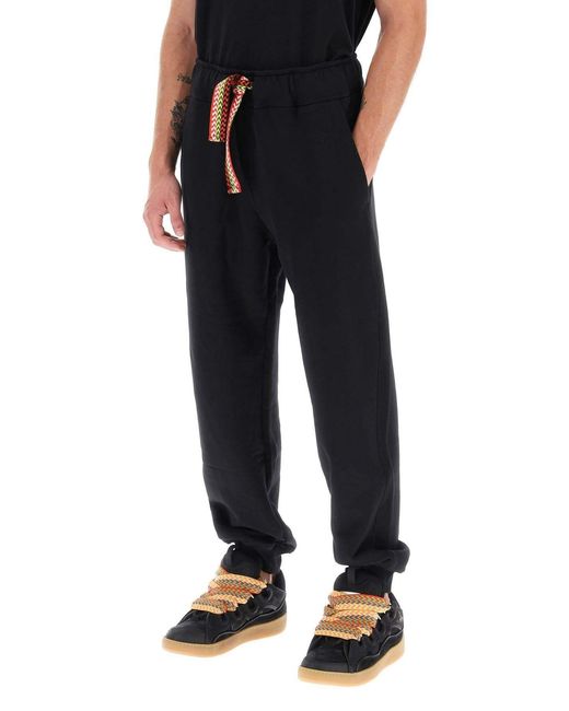 Lanvin Black Elastic Waist Casual Pants