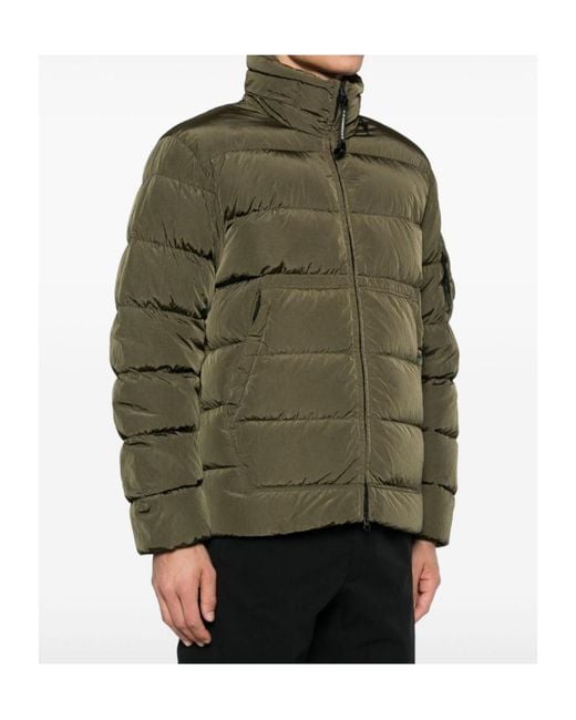 C P Company Green Chrome-R Padded Jacket for men